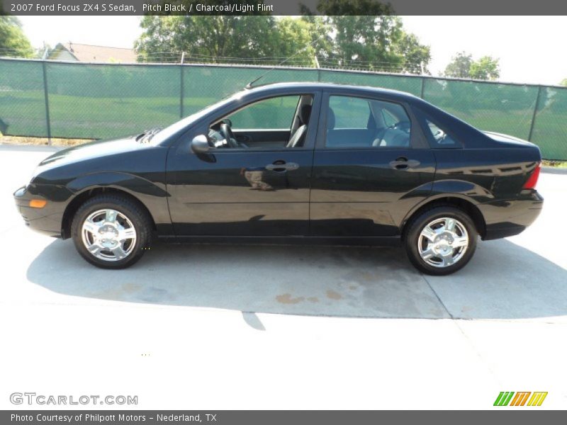Pitch Black / Charcoal/Light Flint 2007 Ford Focus ZX4 S Sedan