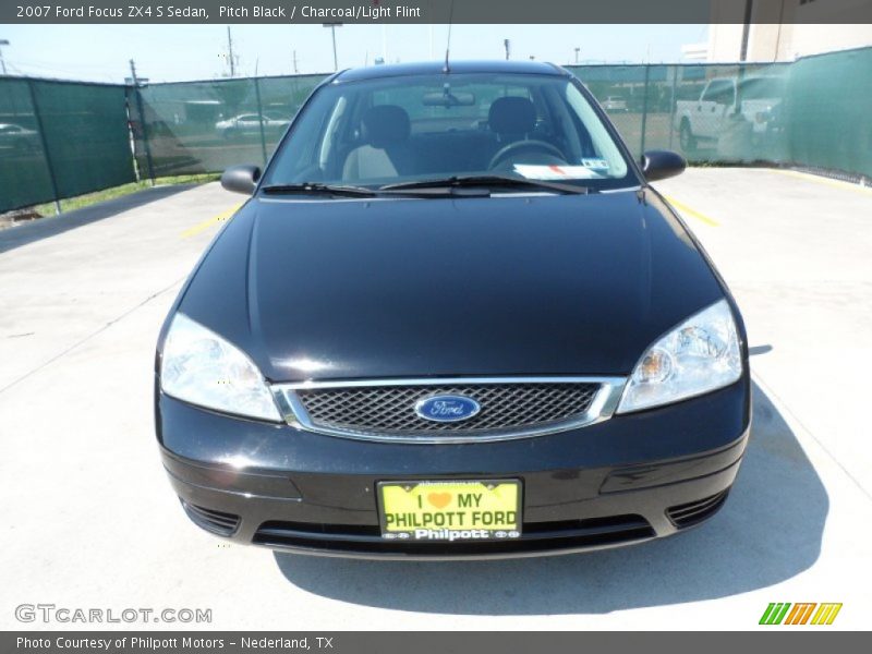 Pitch Black / Charcoal/Light Flint 2007 Ford Focus ZX4 S Sedan