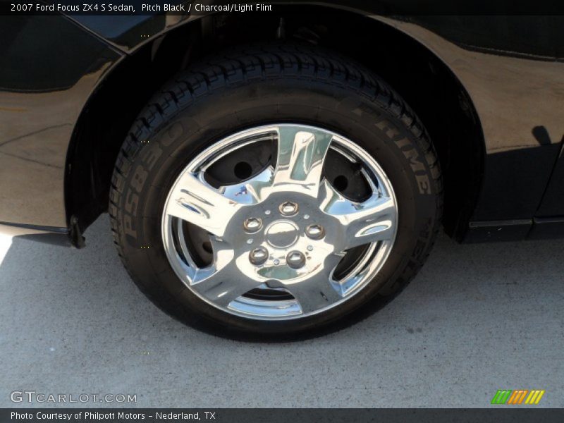 Pitch Black / Charcoal/Light Flint 2007 Ford Focus ZX4 S Sedan