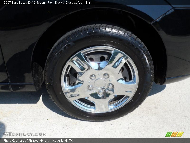 Pitch Black / Charcoal/Light Flint 2007 Ford Focus ZX4 S Sedan