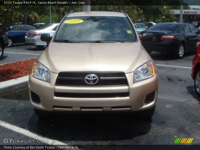 Sandy Beach Metallic / Ash Gray 2010 Toyota RAV4 I4