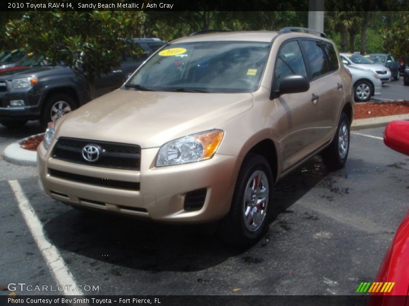 Sandy Beach Metallic / Ash Gray 2010 Toyota RAV4 I4