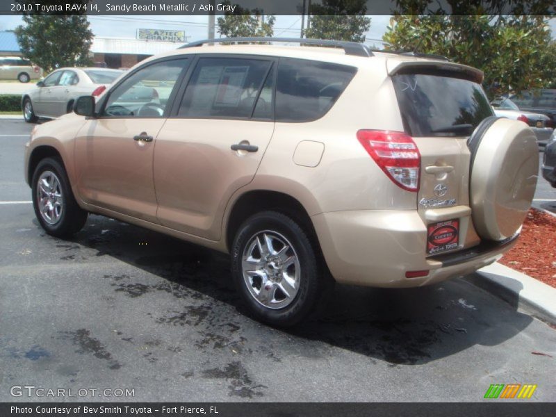 Sandy Beach Metallic / Ash Gray 2010 Toyota RAV4 I4