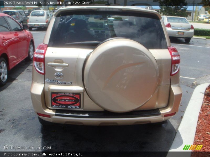 Sandy Beach Metallic / Ash Gray 2010 Toyota RAV4 I4