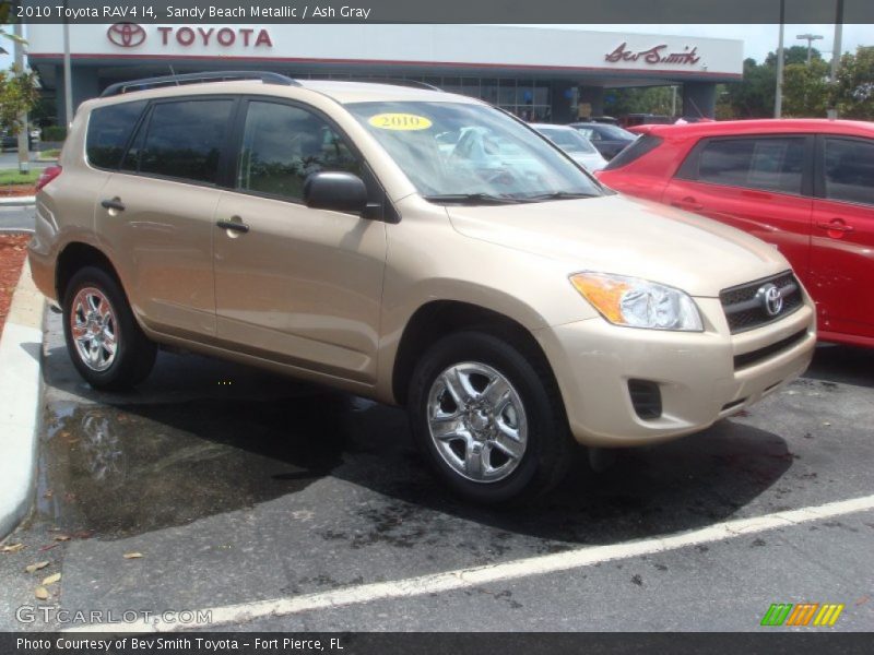 Sandy Beach Metallic / Ash Gray 2010 Toyota RAV4 I4