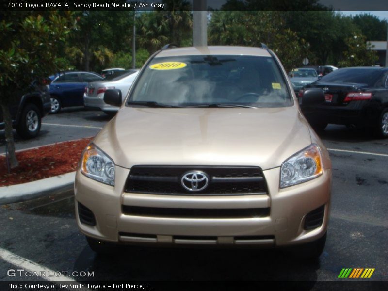 Sandy Beach Metallic / Ash Gray 2010 Toyota RAV4 I4
