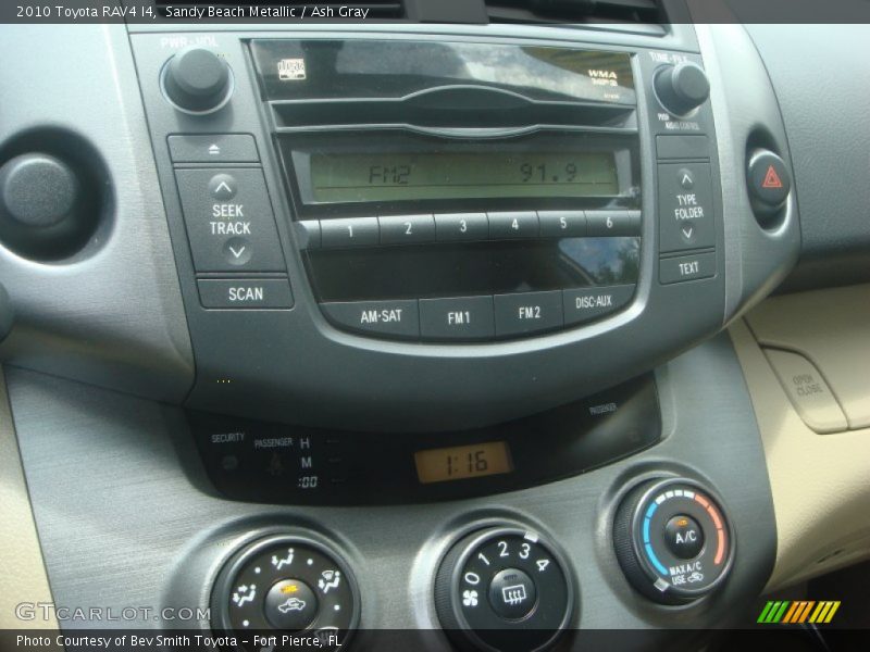 Sandy Beach Metallic / Ash Gray 2010 Toyota RAV4 I4