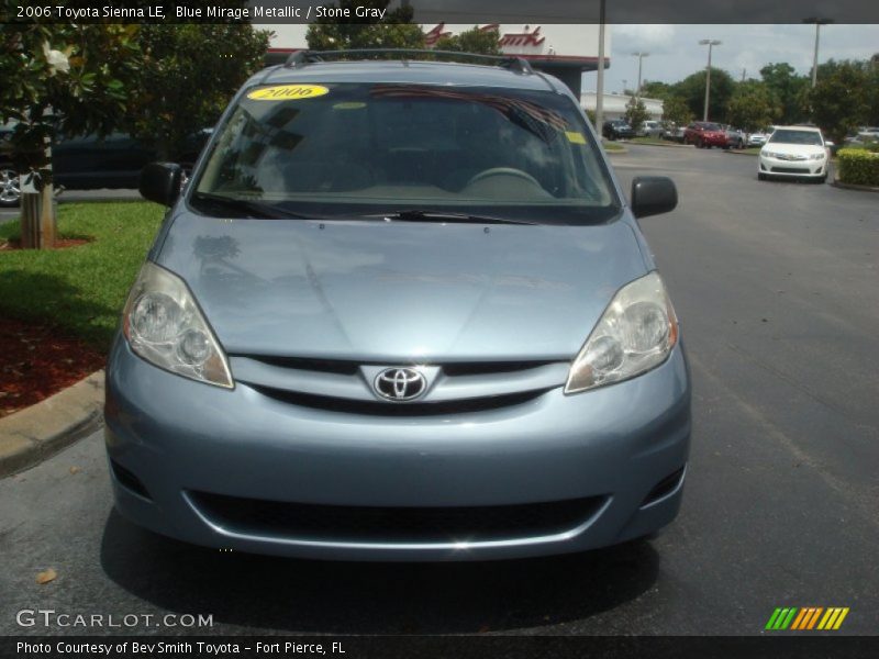 Blue Mirage Metallic / Stone Gray 2006 Toyota Sienna LE