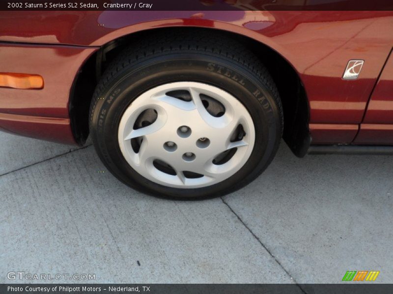 Cranberry / Gray 2002 Saturn S Series SL2 Sedan