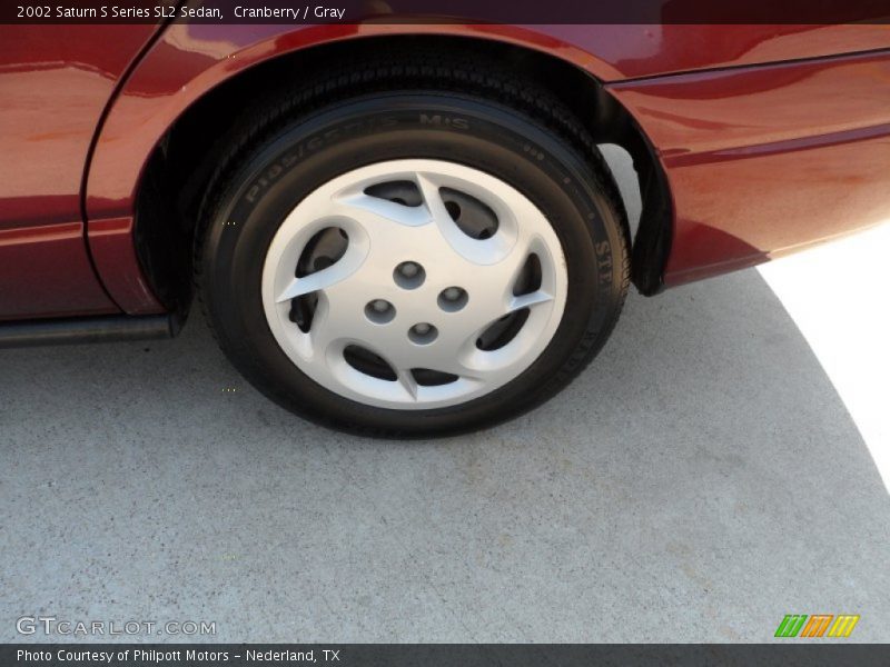 Cranberry / Gray 2002 Saturn S Series SL2 Sedan