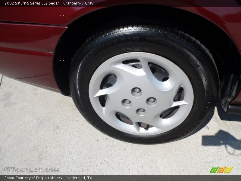 Cranberry / Gray 2002 Saturn S Series SL2 Sedan
