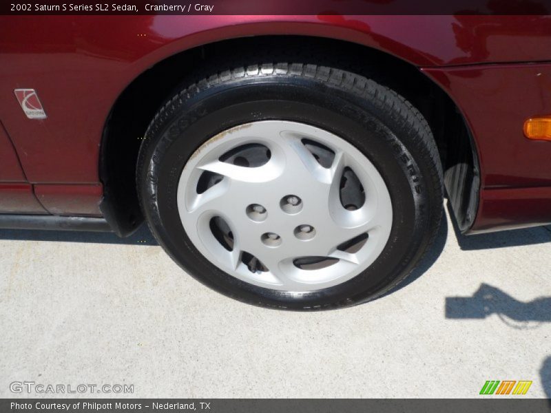 Cranberry / Gray 2002 Saturn S Series SL2 Sedan