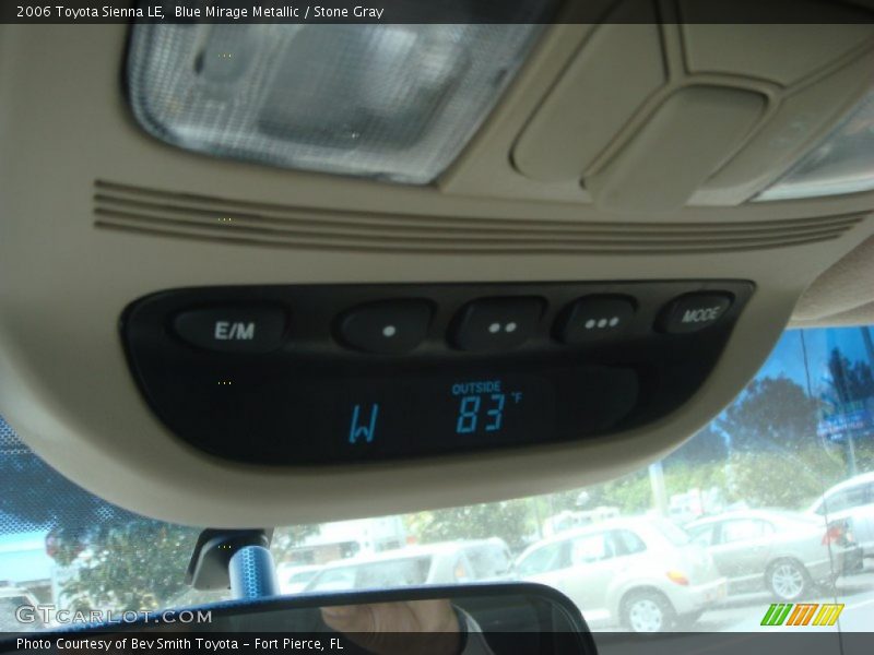 Blue Mirage Metallic / Stone Gray 2006 Toyota Sienna LE