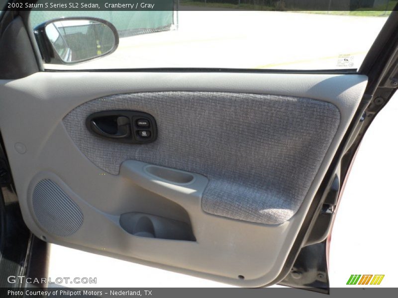 Cranberry / Gray 2002 Saturn S Series SL2 Sedan