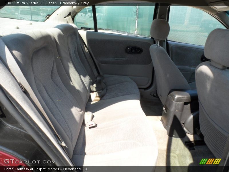 Cranberry / Gray 2002 Saturn S Series SL2 Sedan