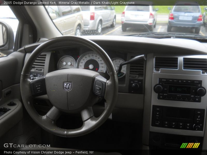 Mineral Gray Metallic / Dark Khaki/Light Graystone 2005 Dodge Durango Limited 4x4