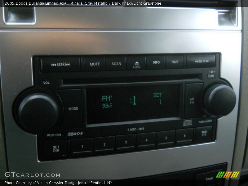 Mineral Gray Metallic / Dark Khaki/Light Graystone 2005 Dodge Durango Limited 4x4