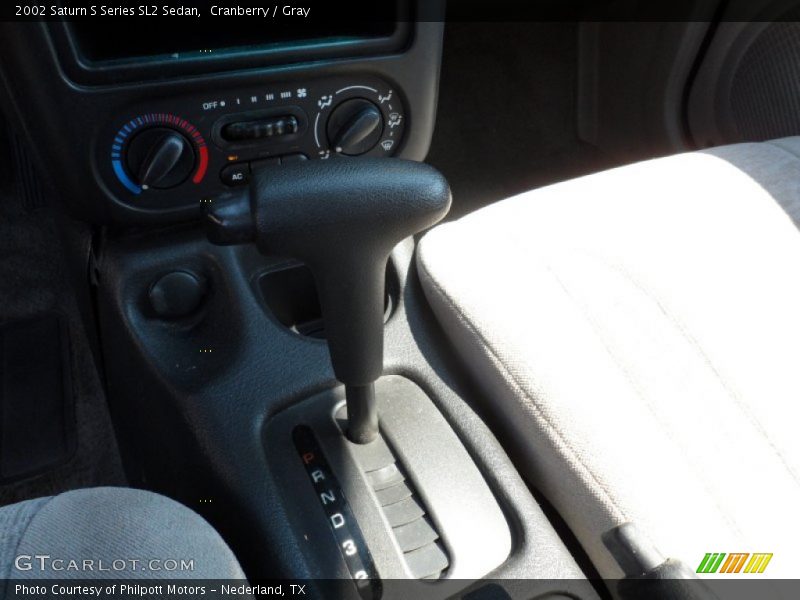 Cranberry / Gray 2002 Saturn S Series SL2 Sedan
