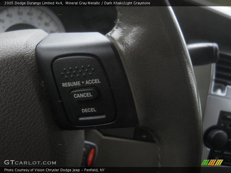 Mineral Gray Metallic / Dark Khaki/Light Graystone 2005 Dodge Durango Limited 4x4