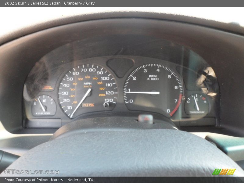 Cranberry / Gray 2002 Saturn S Series SL2 Sedan