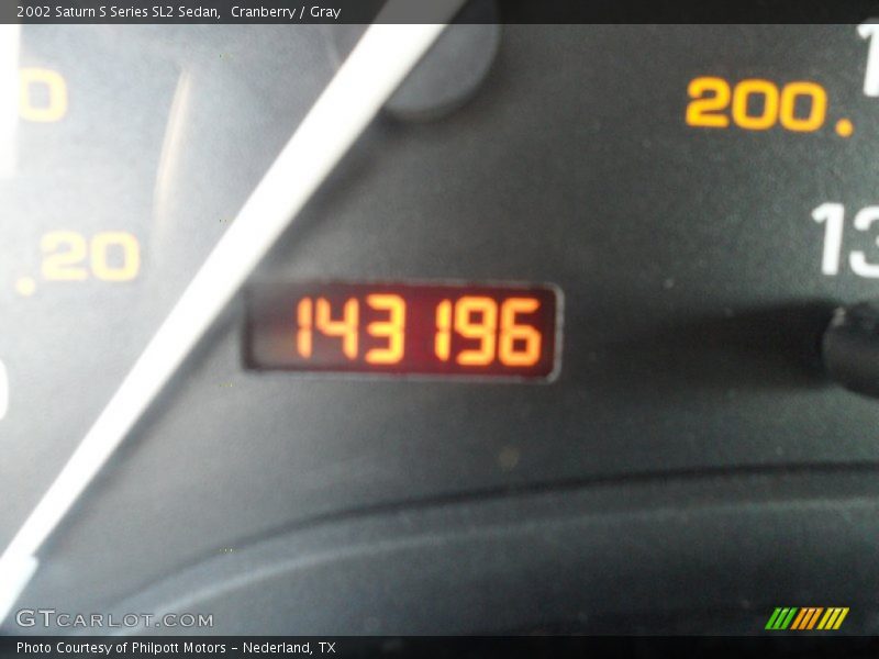 Cranberry / Gray 2002 Saturn S Series SL2 Sedan