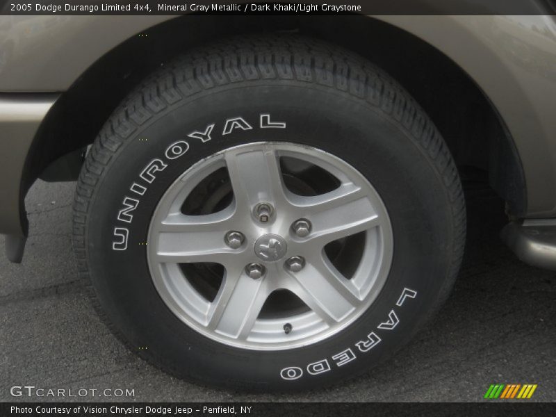 Mineral Gray Metallic / Dark Khaki/Light Graystone 2005 Dodge Durango Limited 4x4