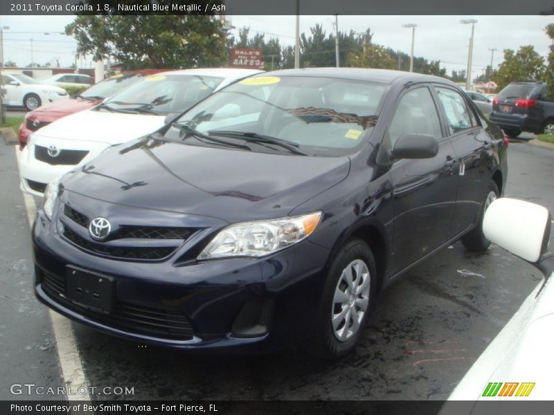 Nautical Blue Metallic / Ash 2011 Toyota Corolla 1.8