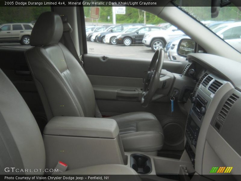 Mineral Gray Metallic / Dark Khaki/Light Graystone 2005 Dodge Durango Limited 4x4
