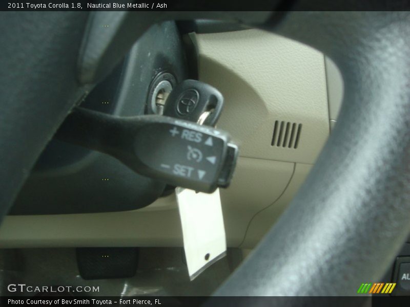 Nautical Blue Metallic / Ash 2011 Toyota Corolla 1.8