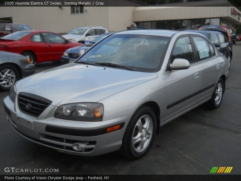 Sterling Metallic / Gray 2005 Hyundai Elantra GT Sedan