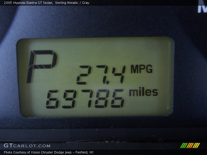 Sterling Metallic / Gray 2005 Hyundai Elantra GT Sedan