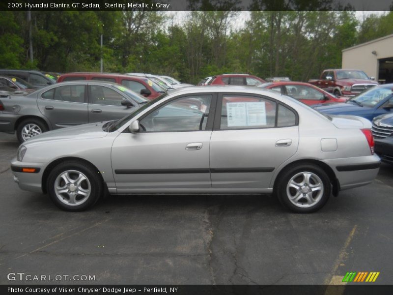 Sterling Metallic / Gray 2005 Hyundai Elantra GT Sedan