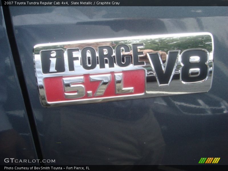 Slate Metallic / Graphite Gray 2007 Toyota Tundra Regular Cab 4x4