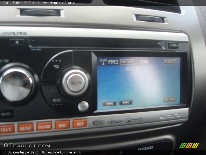 Black Current Metallic / Charcoal 2011 Scion xD