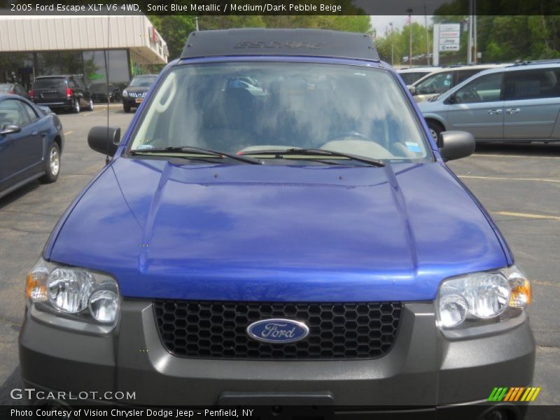 Sonic Blue Metallic / Medium/Dark Pebble Beige 2005 Ford Escape XLT V6 4WD