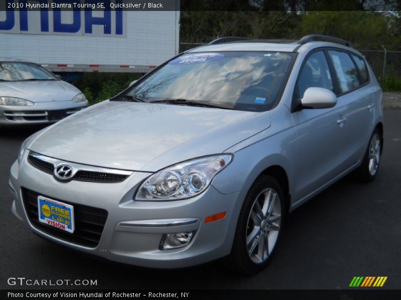 Quicksilver / Black 2010 Hyundai Elantra Touring SE