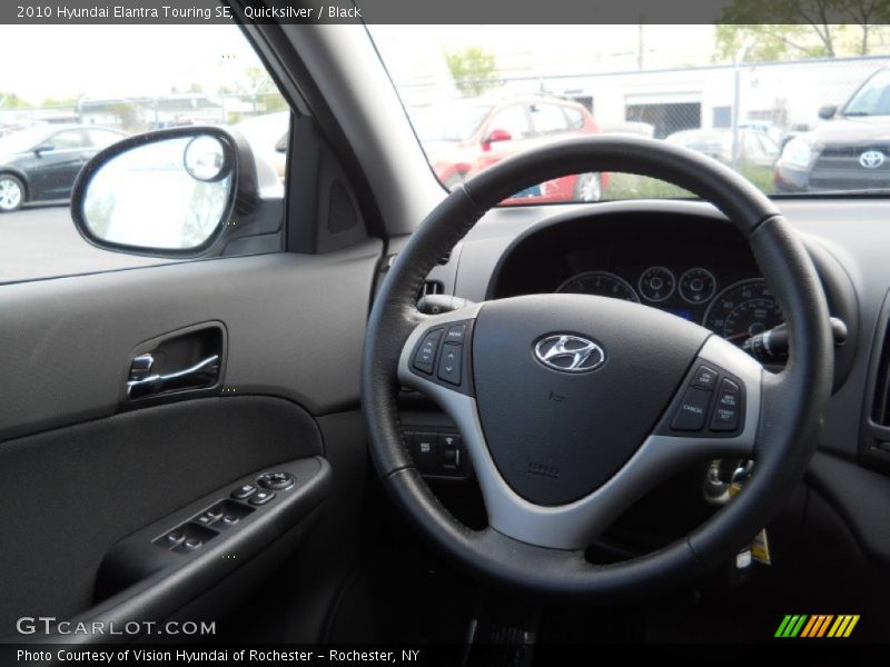 Quicksilver / Black 2010 Hyundai Elantra Touring SE