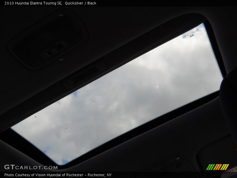 Quicksilver / Black 2010 Hyundai Elantra Touring SE