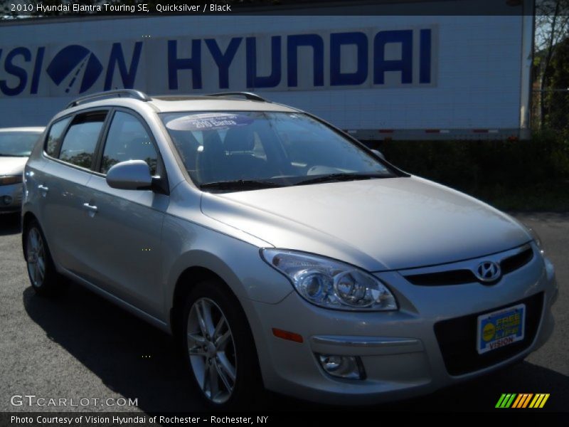 Quicksilver / Black 2010 Hyundai Elantra Touring SE