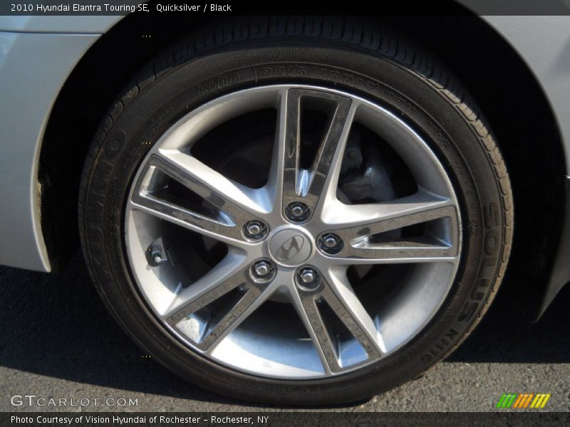 Quicksilver / Black 2010 Hyundai Elantra Touring SE