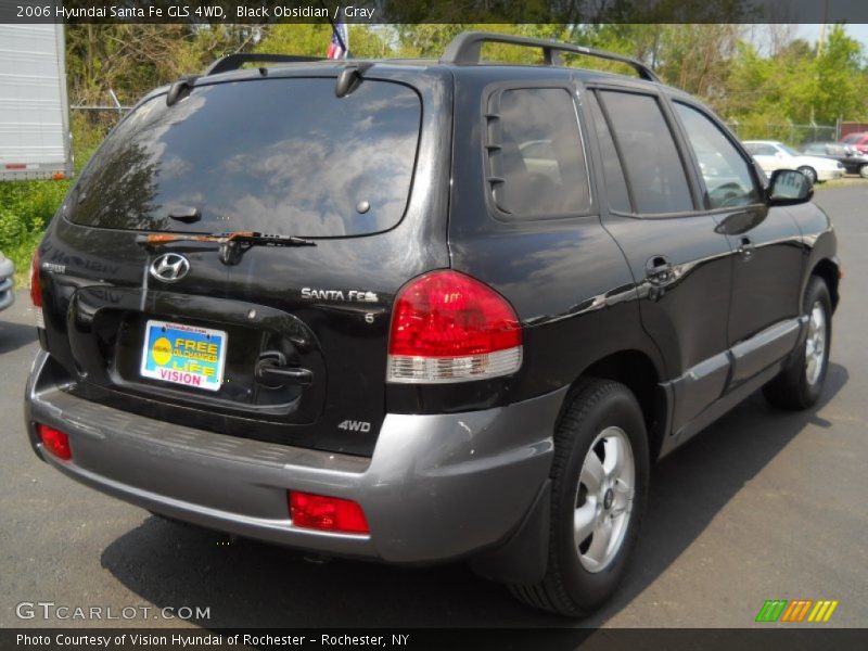 Black Obsidian / Gray 2006 Hyundai Santa Fe GLS 4WD