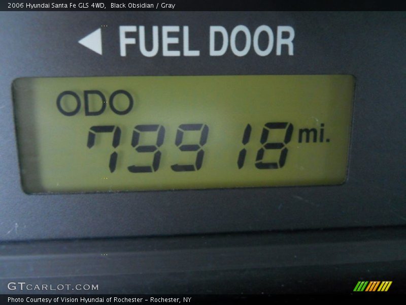 Black Obsidian / Gray 2006 Hyundai Santa Fe GLS 4WD