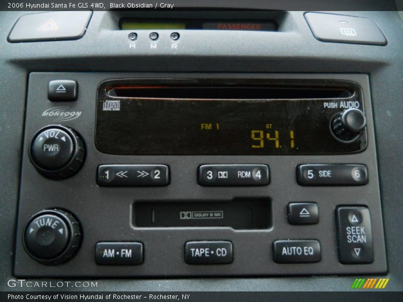 Black Obsidian / Gray 2006 Hyundai Santa Fe GLS 4WD