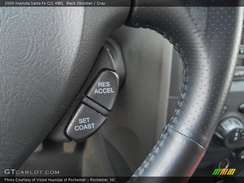 Black Obsidian / Gray 2006 Hyundai Santa Fe GLS 4WD