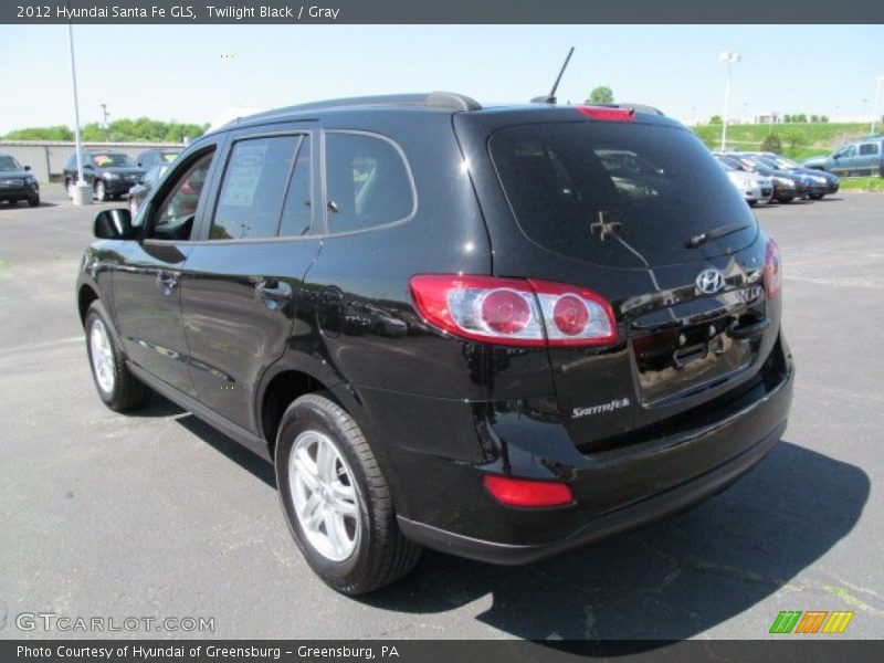 Twilight Black / Gray 2012 Hyundai Santa Fe GLS