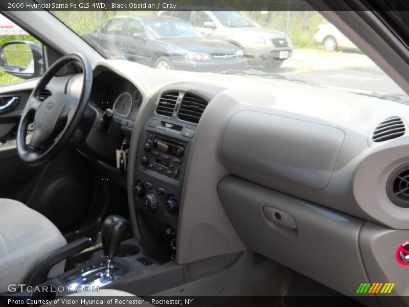 Black Obsidian / Gray 2006 Hyundai Santa Fe GLS 4WD