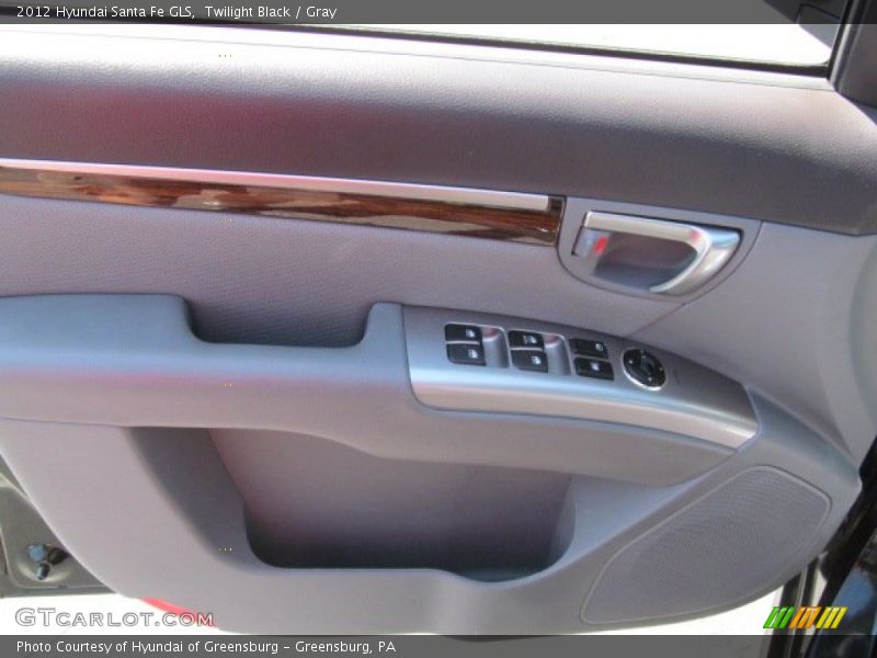 Twilight Black / Gray 2012 Hyundai Santa Fe GLS