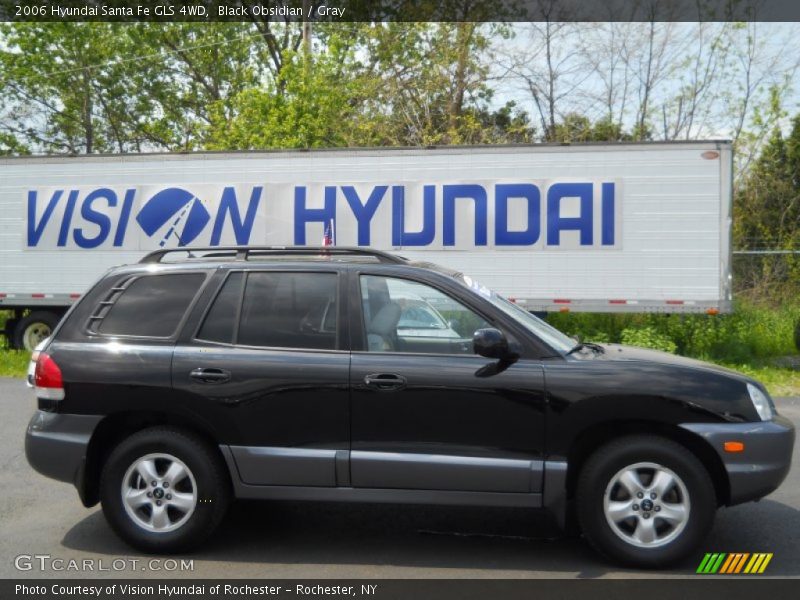 Black Obsidian / Gray 2006 Hyundai Santa Fe GLS 4WD