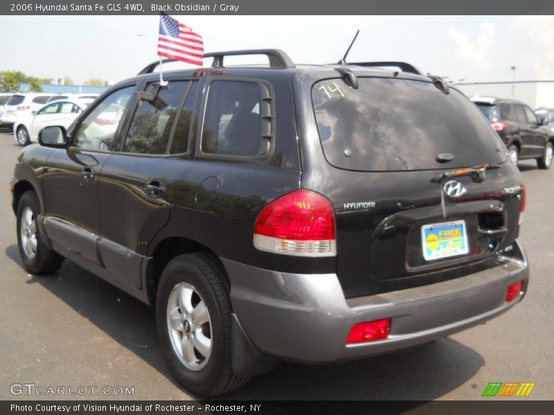 Black Obsidian / Gray 2006 Hyundai Santa Fe GLS 4WD