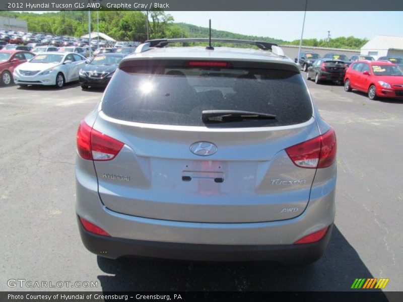 Graphite Gray / Black 2012 Hyundai Tucson GLS AWD